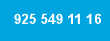 925 549 11 16 925 549 11 16
